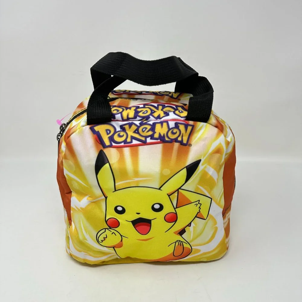 Pokemon Pikachu Lunch Bag Lunch Box Student School Lunchboxes Food Storage Bags.
